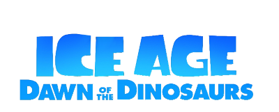 Ice Age: Dawn of the Dinosaurs title screen for Nintendo DS